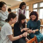встреча с мастером народных промыслов И.Кочиевой «Щедра талантами земля моя родная».